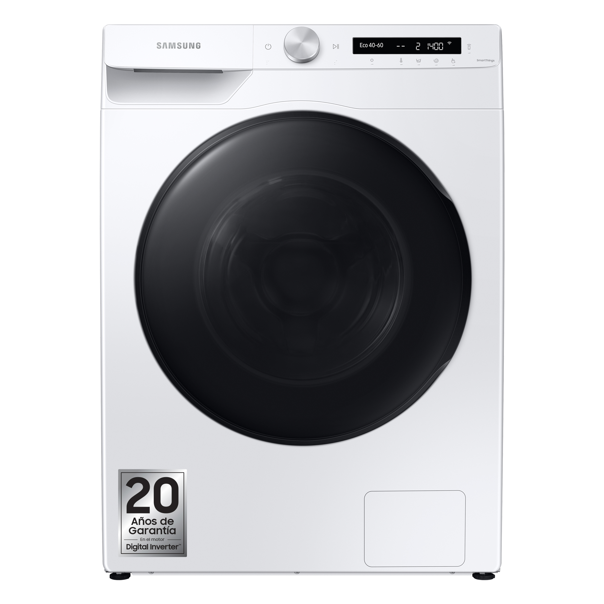 Lavadora secadora - Samsung WD90T534DBW/S3, 9kg/6kg, EcoBubble™, 1400 rpm, Autodosificación, 24 programas, Blanco