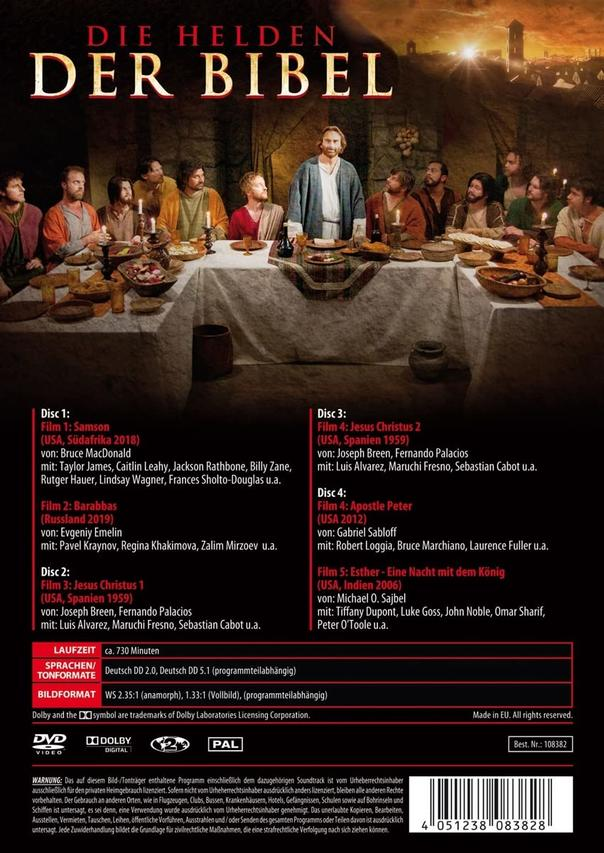 Die Helden der Bibel DVD