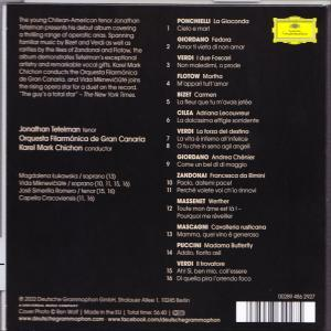 CD-Cover mit Titelliste. Das Cover ist schwarz mit weißem Text.