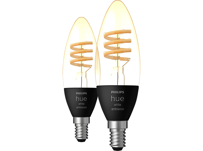 Philips Hue White Ambiance Filament E14 Doppelpack