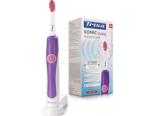 TRISA Sonic Advanced Young - Schallzahnbürste (Violett/Rosa)