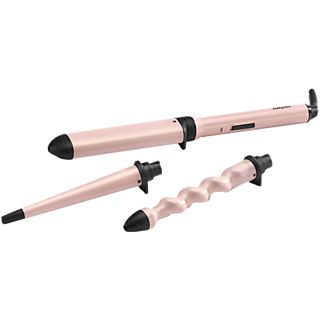 BABYLISS MS750E Curl & Wave Trio - Fer à boucler multistyle (Rose)