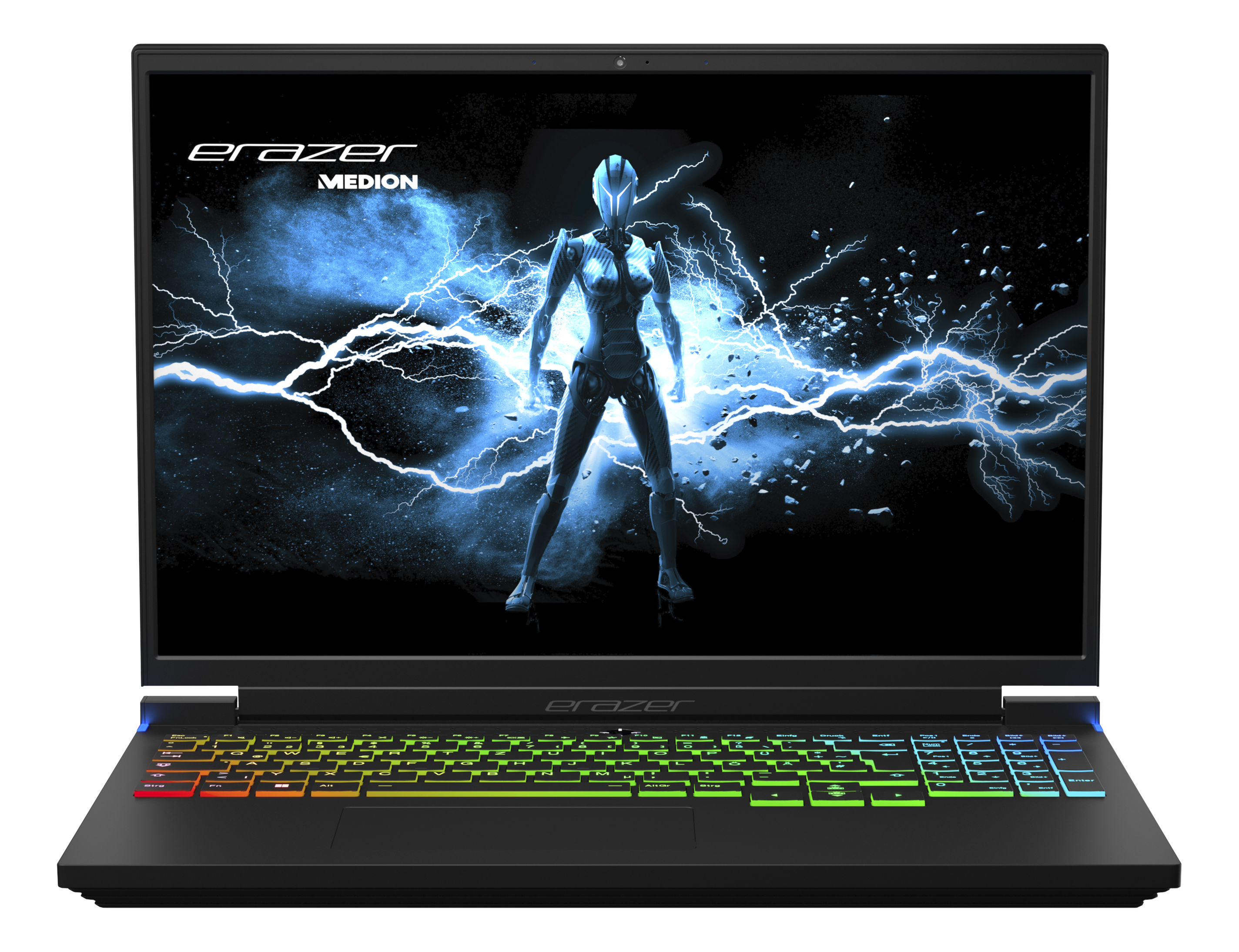 ERAZER Major X10 (MD 62396) - Notebook videogiochi, 16 ", Intel® Core™ i7, 1 TB SSD, 32 GB RAM, Intel® Arc™ 7 A730M (12 GB, GDDR6), Nero