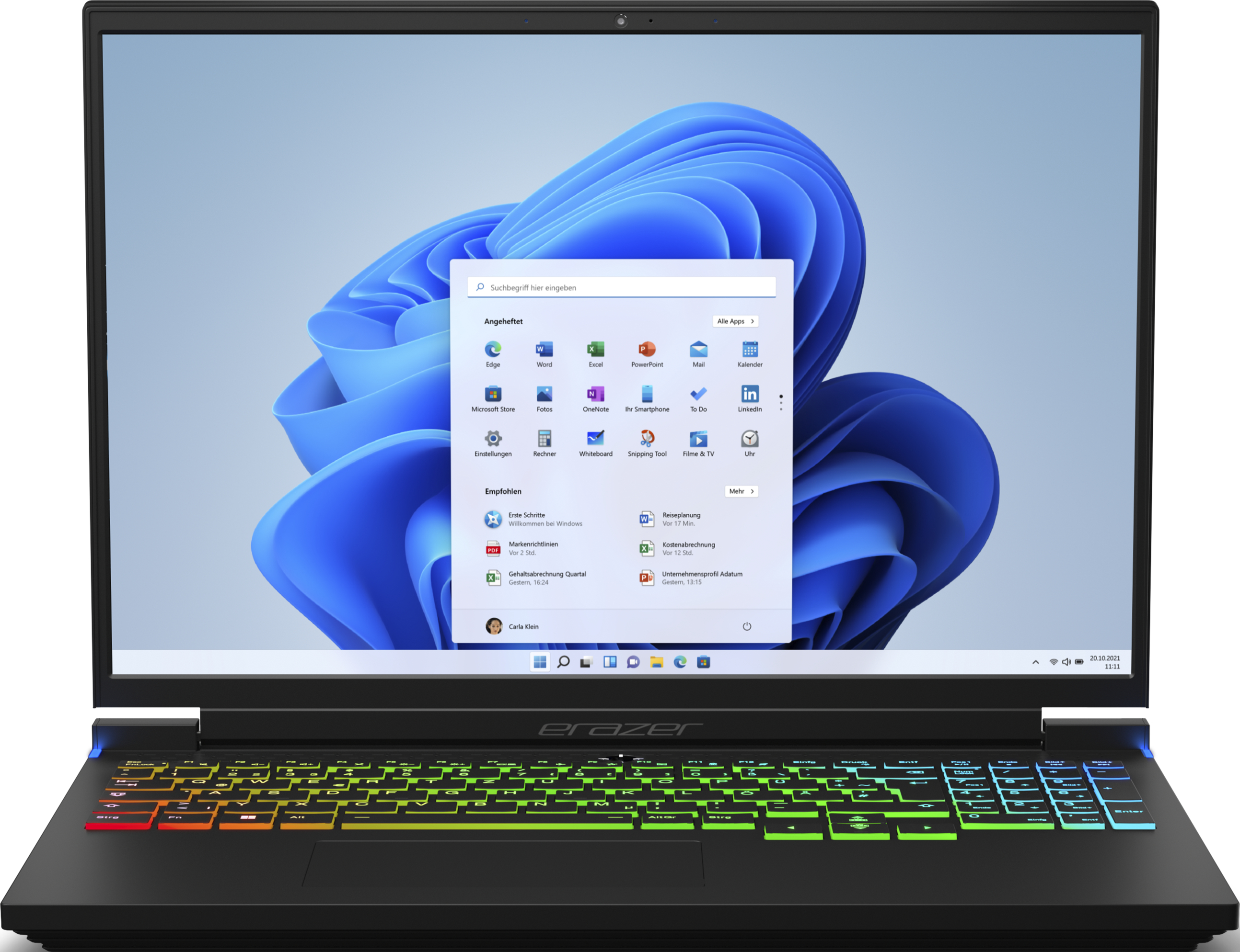 ERAZER Major X10 (MD 62396) - Notebook videogiochi, 16 ", Intel® Core™ i7, 1 TB SSD, 32 GB RAM, Intel® Arc™ 7 A730M (12 GB, GDDR6), Nero