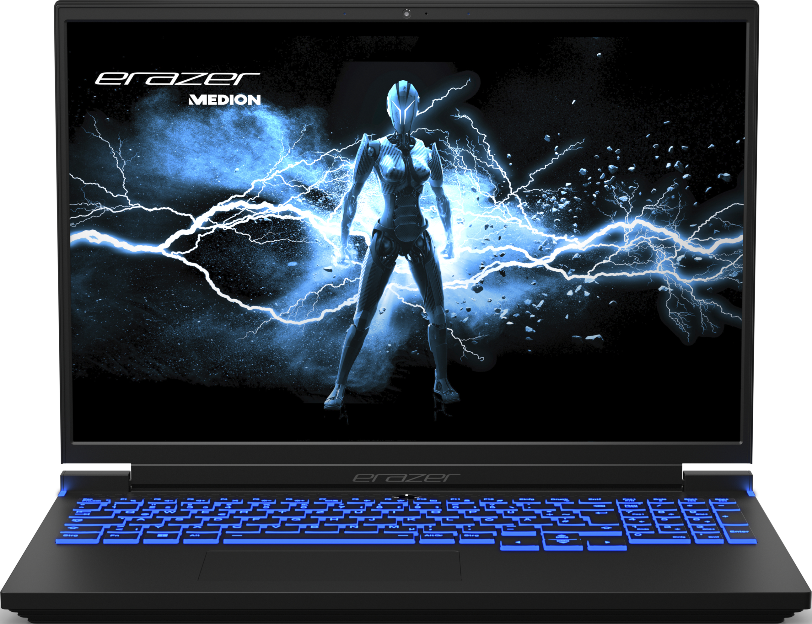 ERAZER Major X10 (MD 62396) - Notebook videogiochi, 16 ", Intel® Core™ i7, 1 TB SSD, 32 GB RAM, Intel® Arc™ 7 A730M (12 GB, GDDR6), Nero