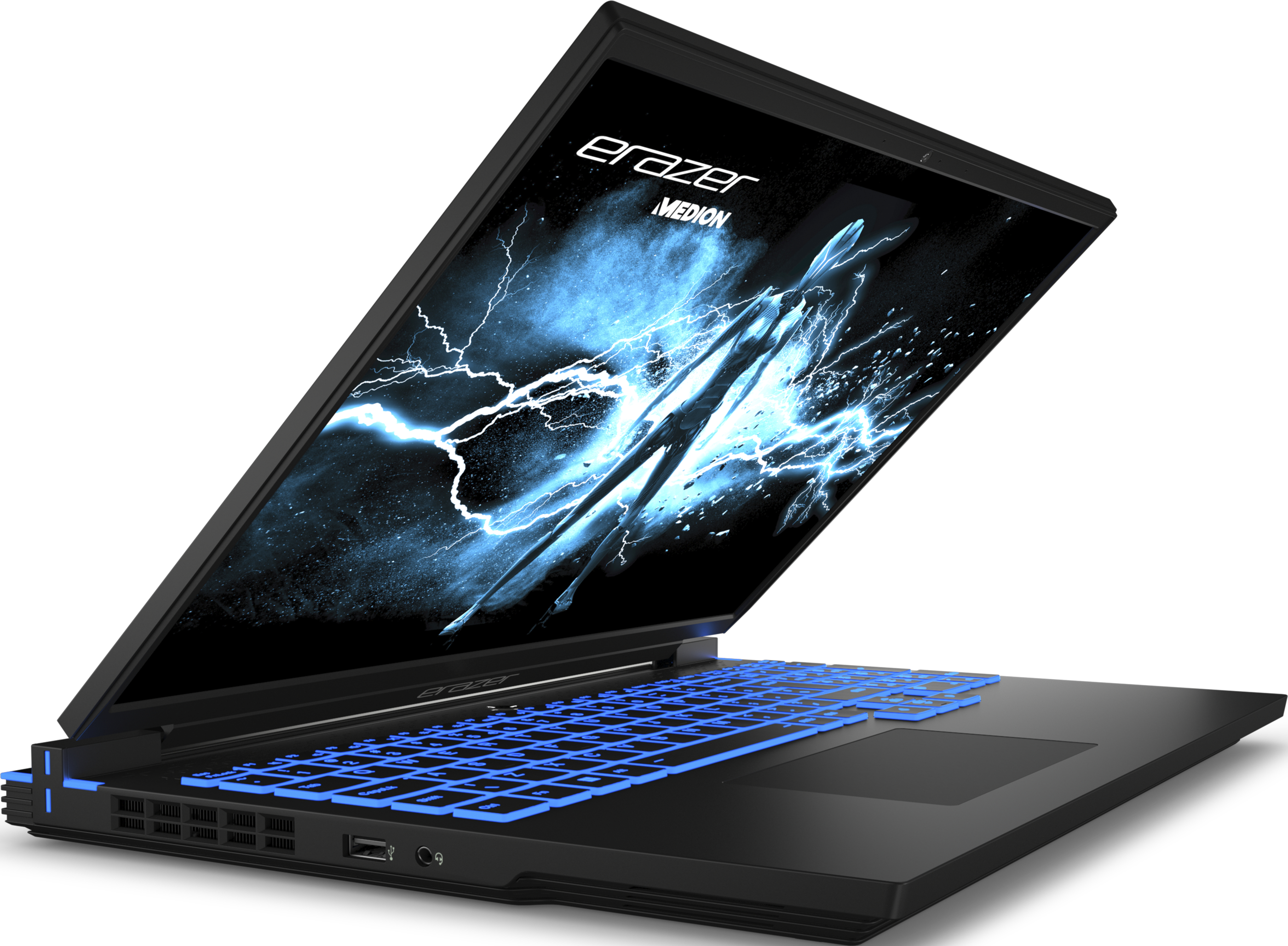 ERAZER Major X10 (MD 62396) - Notebook videogiochi, 16 ", Intel® Core™ i7, 1 TB SSD, 32 GB RAM, Intel® Arc™ 7 A730M (12 GB, GDDR6), Nero