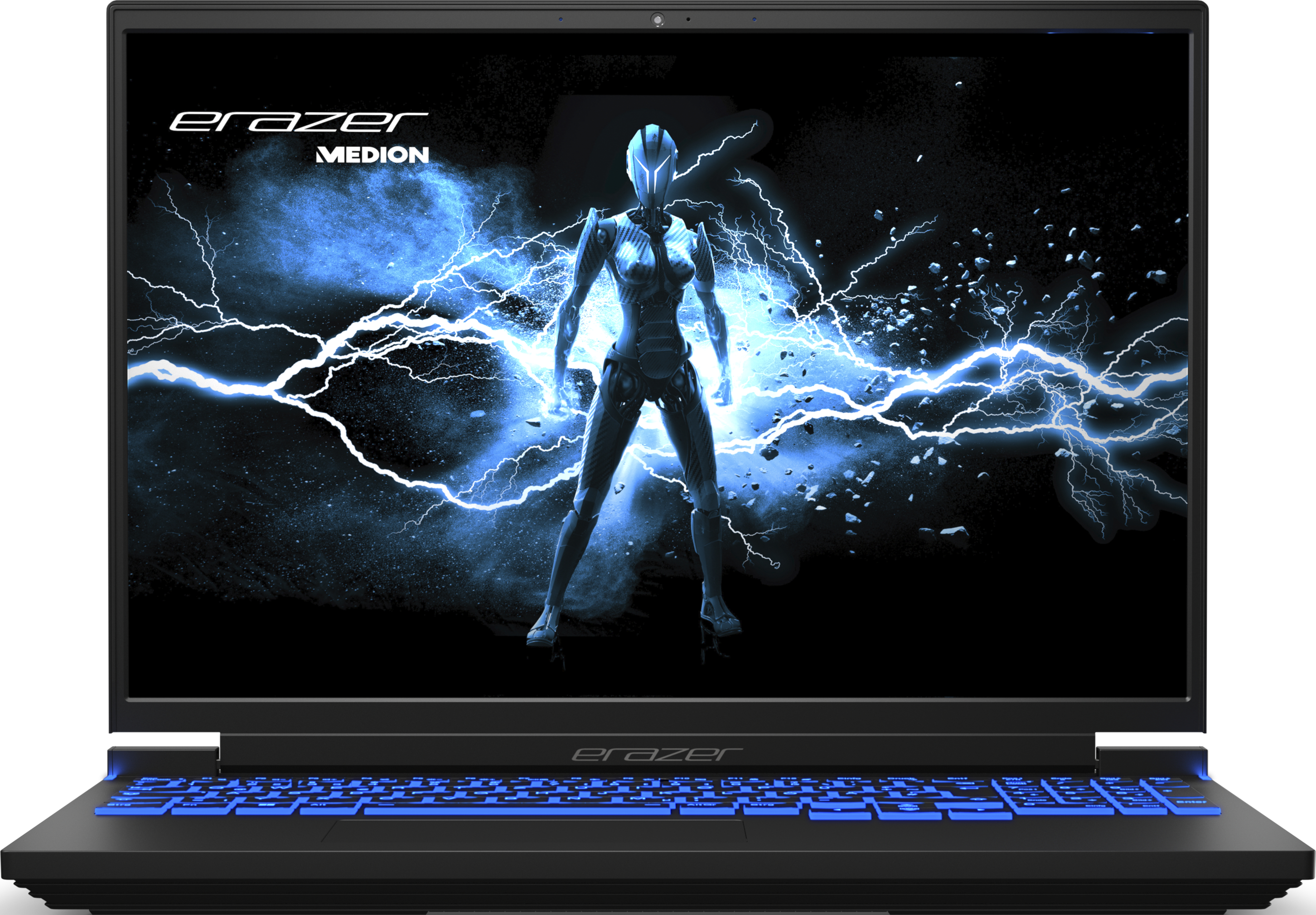 ERAZER Major X10 (MD 62396) - Notebook videogiochi, 16 ", Intel® Core™ i7, 1 TB SSD, 32 GB RAM, Intel® Arc™ 7 A730M (12 GB, GDDR6), Nero
