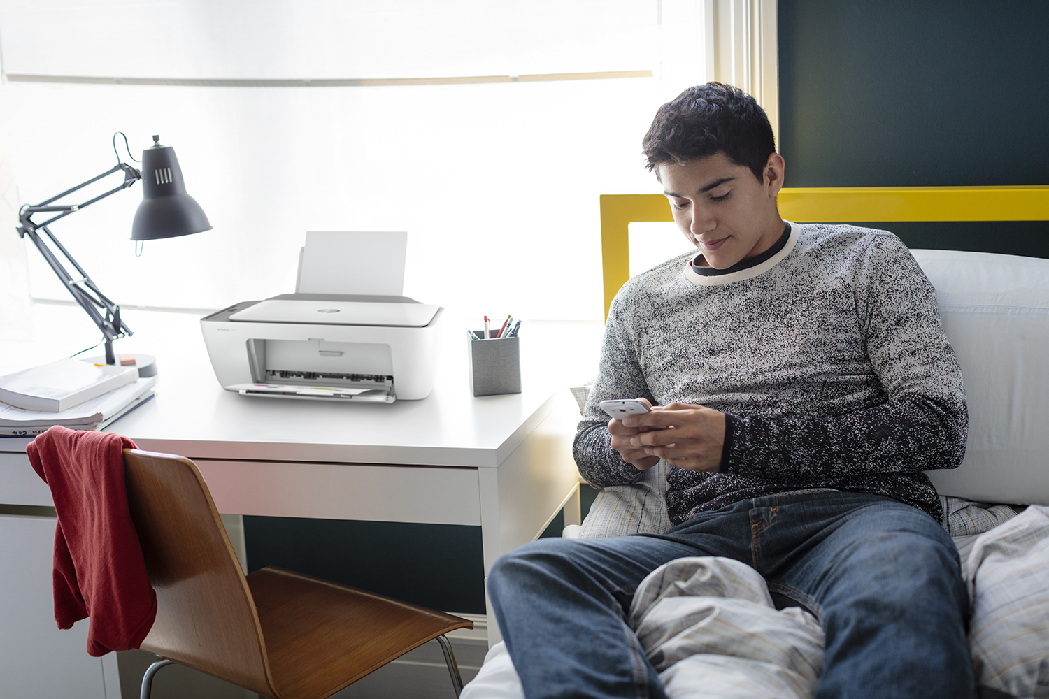 HP  Deskjet 2721e - Printen, kopiëren en scannen - Inkt - HP+ geschikt - Incl. 6 maanden Instant Ink (26K68B#629) All-in-one printer