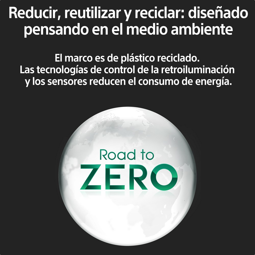 Texto sobre reciclaje y medio ambiente, con un globo terráqueo.