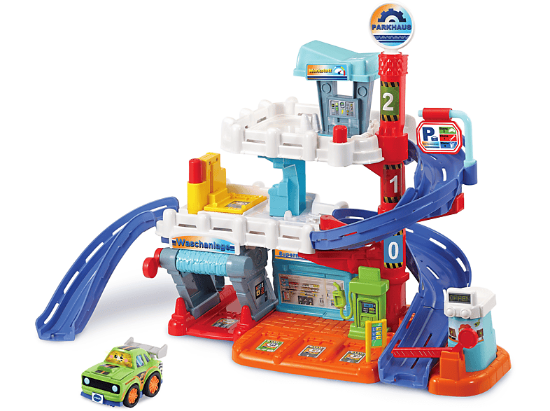 VTECH Tut Tut Speedy Flitzer - Parkhaus Spielzeug-Parkhaus, Mehrfarbig