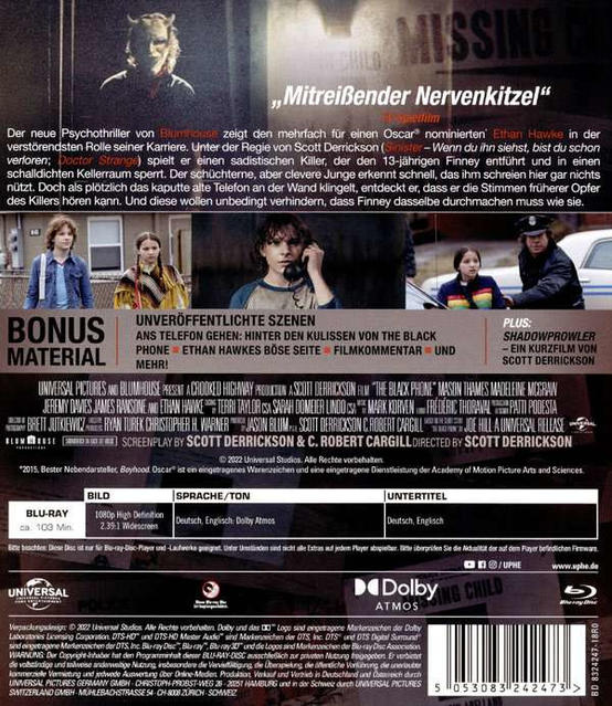 DVD-Cover für einen Film mit deutschem Text und Bildern von Schauspielern, Szenen und Text.