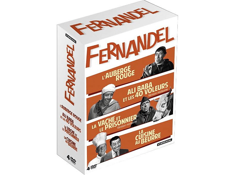 Cld L'essentiel De Fernandel : L'auberge Rouge + Ali Baba Et Les 40 Voleurs La Vache Le Prisonnier Cuisine Au Beurre - Dvd