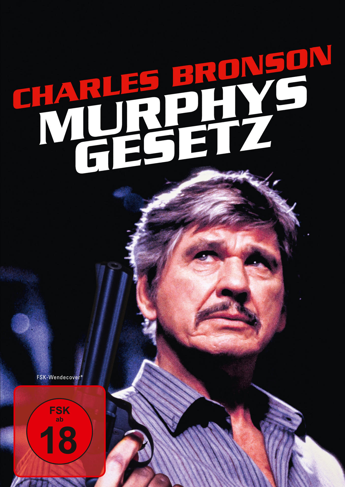 Filmposter mit Charles Bronson. Titel Murphys Gesetz.