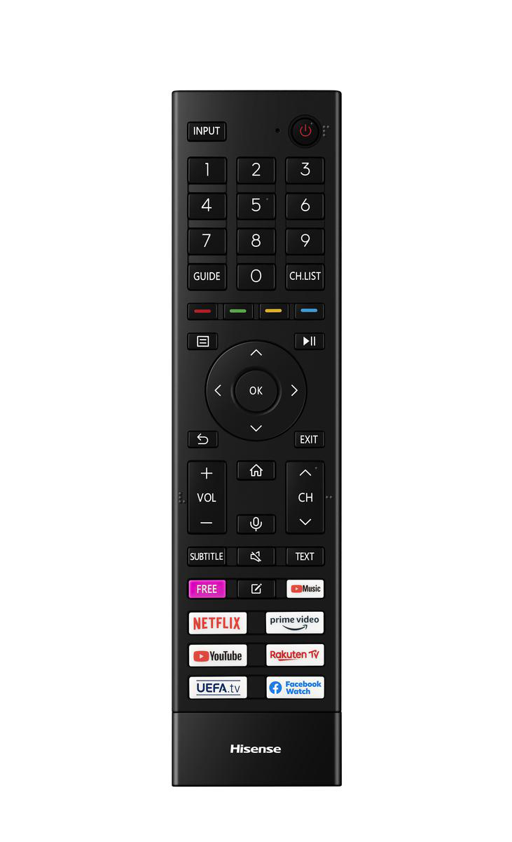 TV, (Flat, VIDAA Zoll / UHD HISENSE 55A6CG cm, TV LED SMART 4K, 139 55 U5)