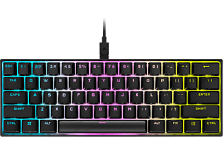 CORSAIR K65 RGB Mini Mechanikus Gaming TKL billentyűzet, Cherry MX Speed, US Angol kiosztás (CH-9194014-NA)