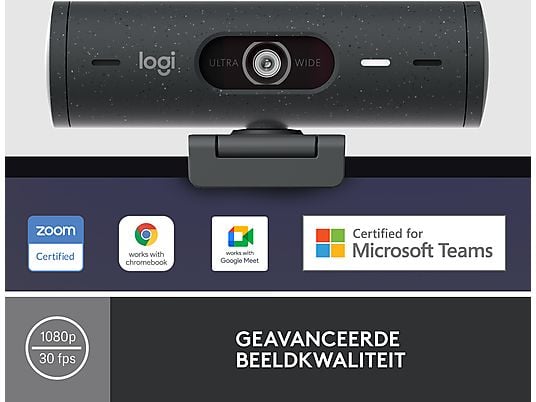 LOGITECH Brio 500 Grafiet Webcam