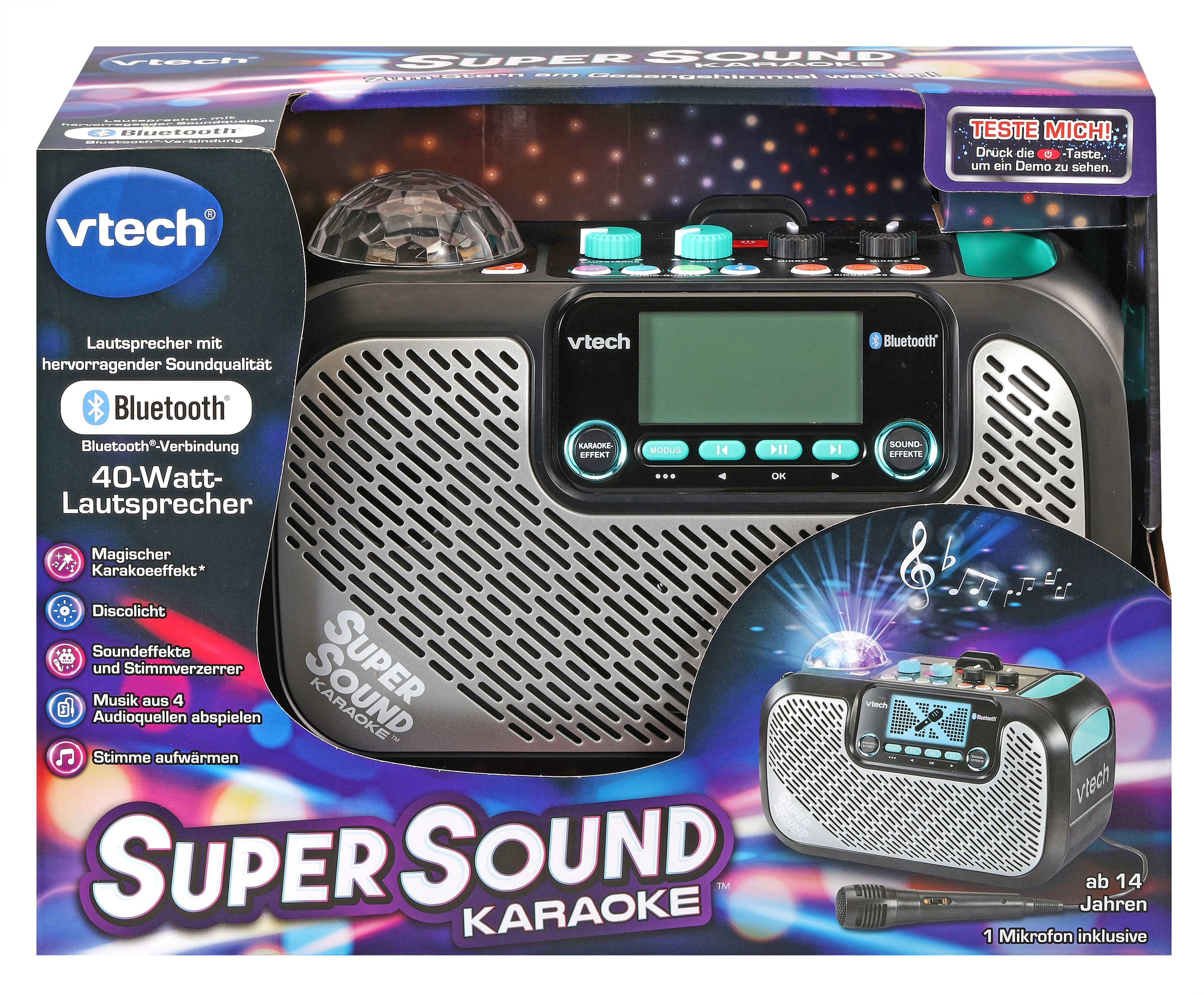 VTECH Karaoke Musikspielzeug, Mehrfarbig SuperSound