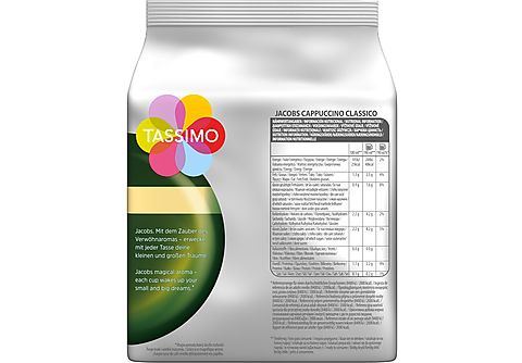 TASSIMO Kaffeekapsel Cappuccino Classico (8 Getränke, Kompatibles System: Tassimo)