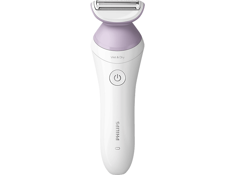 Lady BRL136/00 6000 Rasierer, Weiß/Lila PHILIPS Serie Shaver