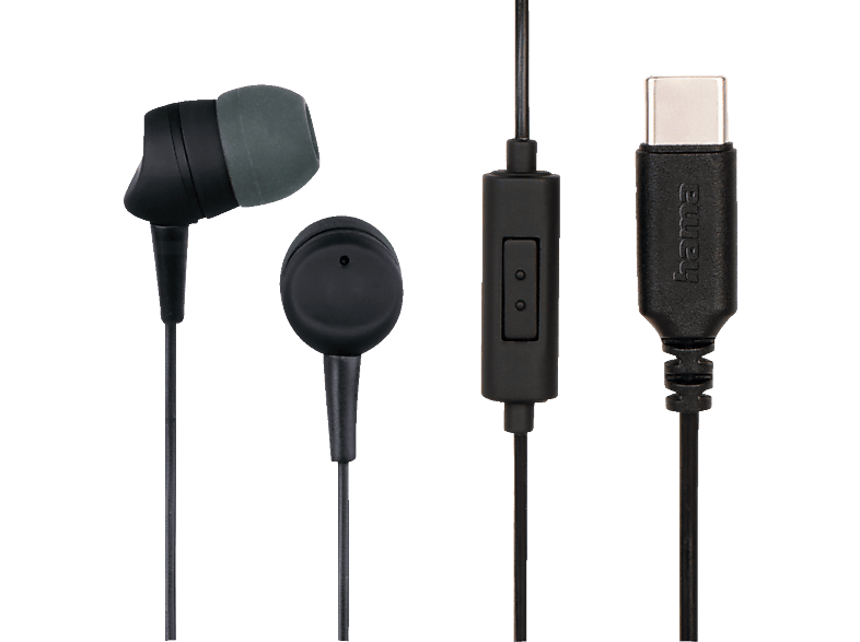 HAMA Sea, In-ear Kopfhörer Dunkelgrau/Schwarz