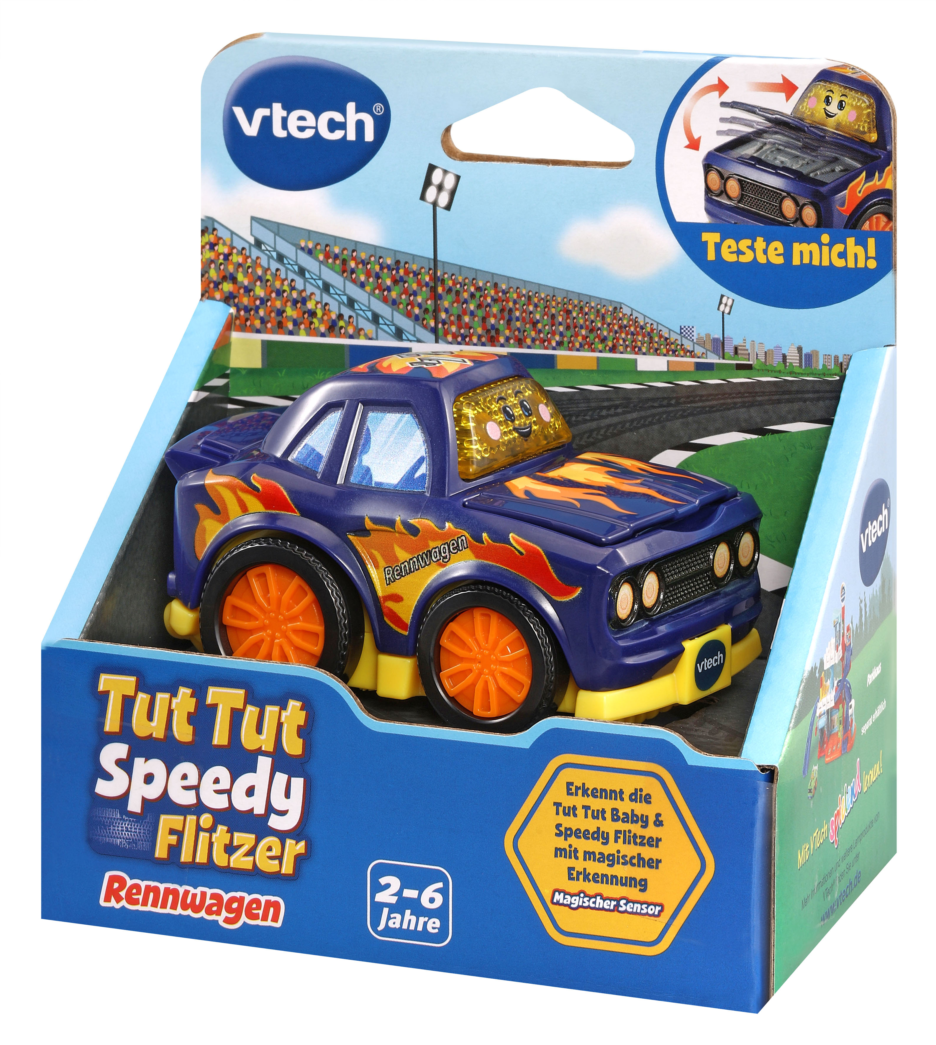 VTECH Tut Speedy Flitzer Mehrfarbig Tut Rennwagen - Spielzeugauto