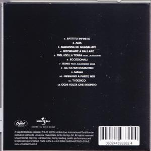CD-Rückseite mit Songtiteln in einer Liste.