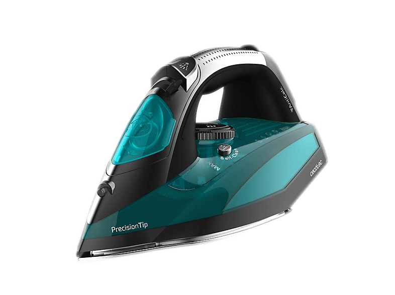 Plancha de vapor - Cecotec Fast&Furious 5020 Force, 210 g/min, 300 ml capacidad, Verde/Negro