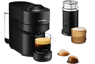 DELONGHI Vertuo Pop ENV90.BAE + Aeroccino Nespresso Kapselmaschine Schwarz