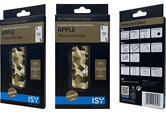 ISY Displayschutzglas IPG 5163-2.5D für Apple iPhone 14 Pro Max