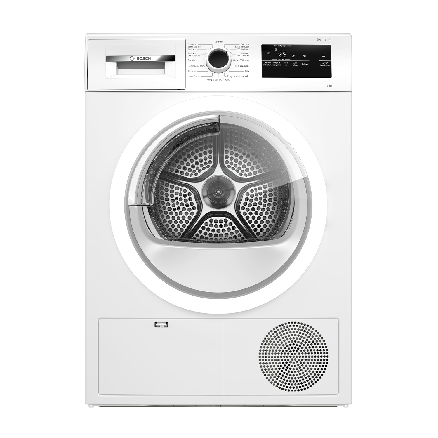 Bosch Wth85V08Ii asciugatrice, 8 kg, 65,2 cm, Classe A++