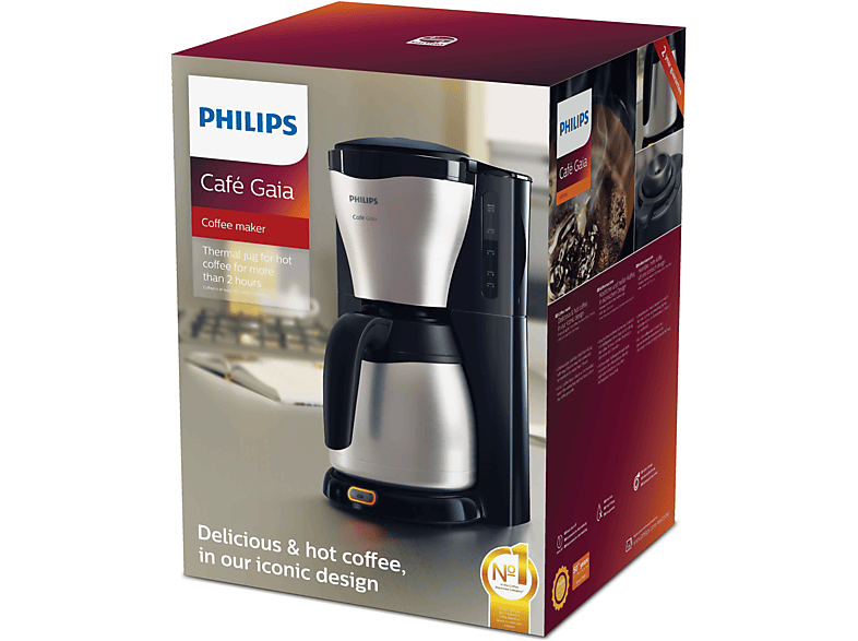 PHILIPS HD7546/20 Cafe Gaia Filtre Kahve Makinesi Gri_3