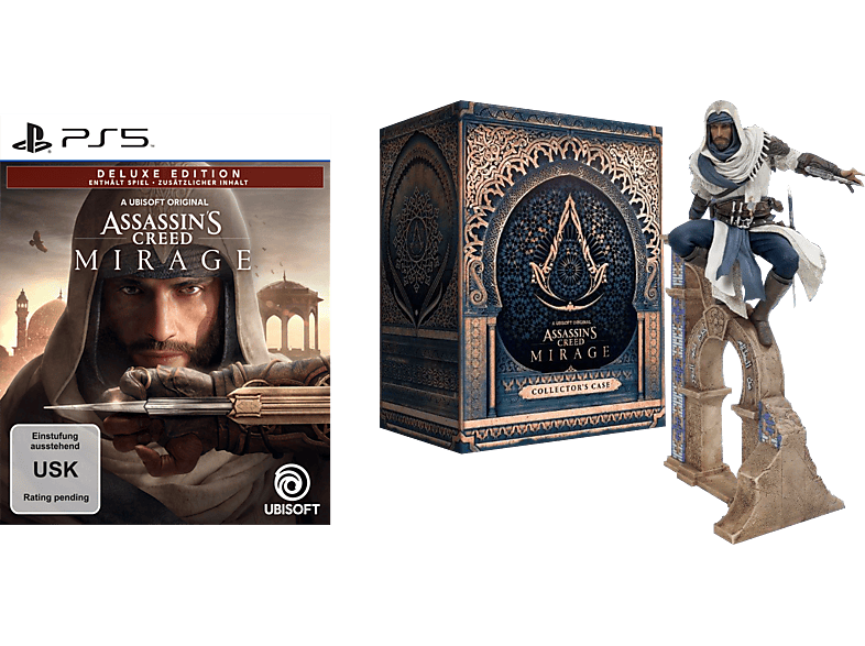 Assassins Creed Mirage Deluxe Edition Collectors Case Playstation 5 Saturn