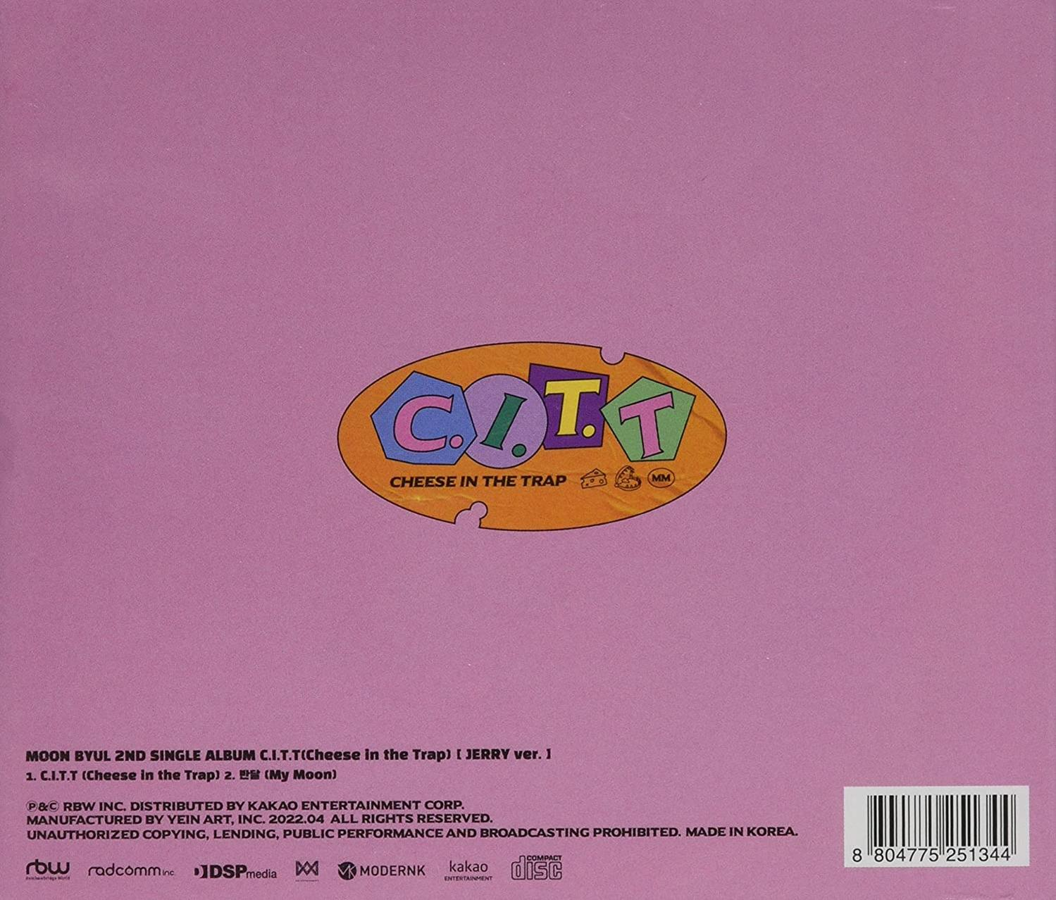 Moon Byul (mamamoo) - C.I.T.T (Cheese In The Trap)-Jerry Version  - (CD)