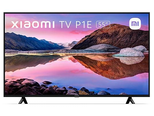 TV LED 55" - Xiaomi TV P1E, UHD 4K, Smart TV, HDR10, Google Assistant, Dolby Audio™, DTS-HD®, Negro