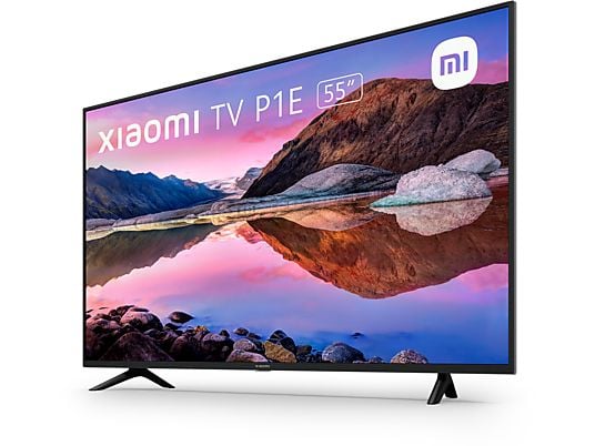 TV LED 55" - Xiaomi TV P1E, UHD 4K, Smart TV, HDR10, Google Assistant, Dolby Audio™, DTS-HD®, Negro