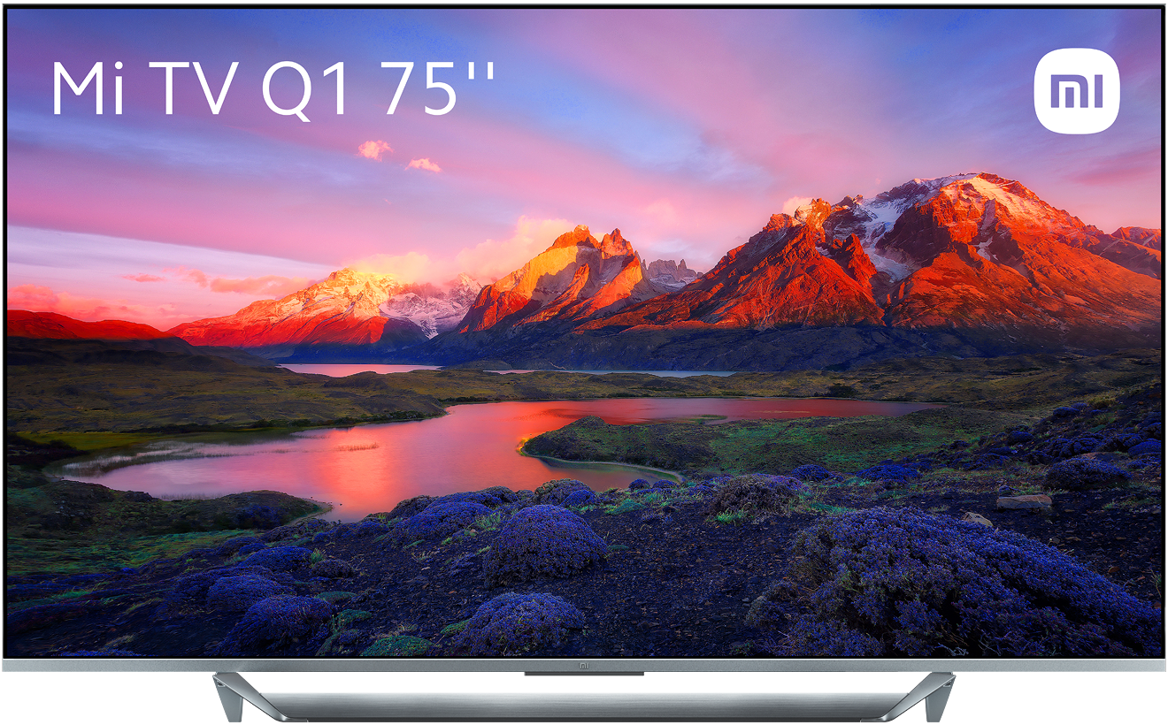 TV QLED 75" - Xiaomi Mi TV Q1, UHD 4K, Quantum Dot, Dolby Vision, HDR10+, Smart TV con Android TV, Google Assistant, Pantalla Limitless, Negro