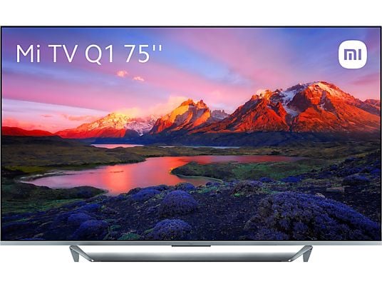 TV QLED 75" - Xiaomi Mi TV Q1, UHD 4K, Quantum Dot, Dolby Vision, HDR10+, Smart TV con Android TV, Google Assistant, Pantalla Limitless, Negro