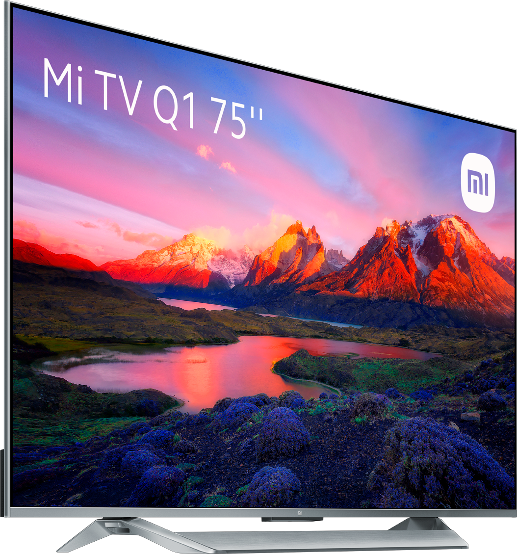 TV QLED 75" - Xiaomi Mi TV Q1, UHD 4K, Quantum Dot, Dolby Vision, HDR10+, Smart TV con Android TV, Google Assistant, Pantalla Limitless, Negro