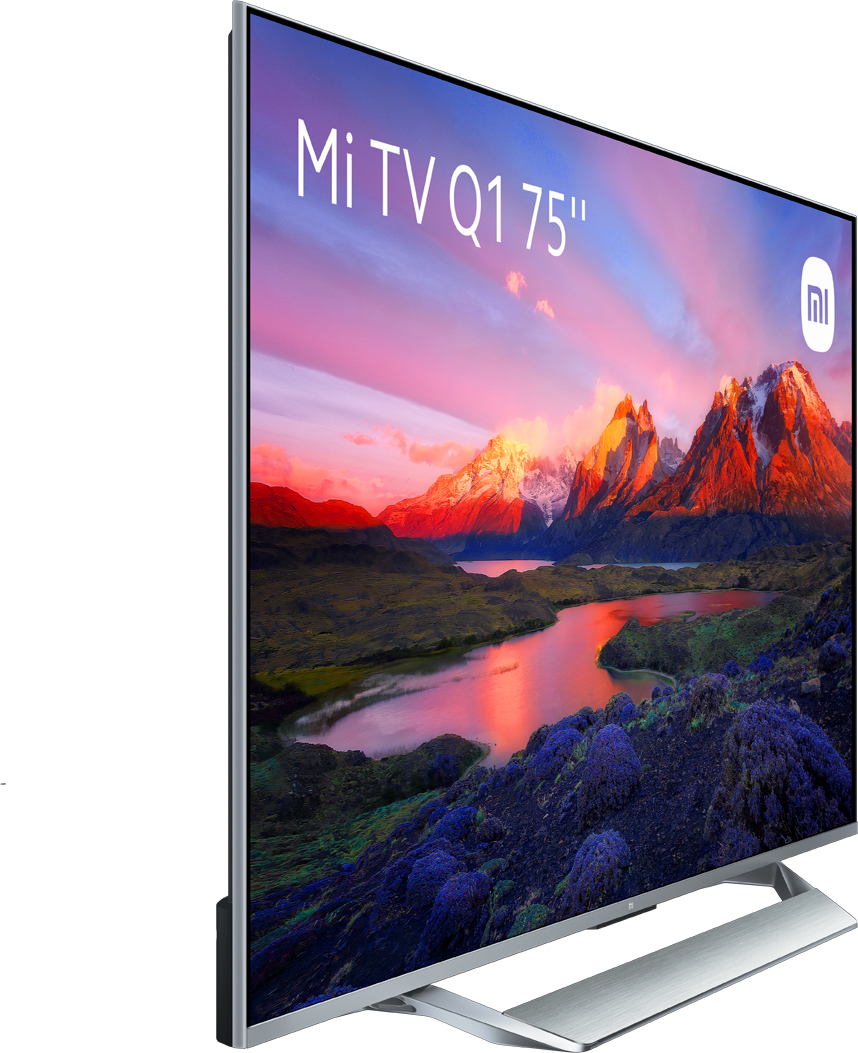TV QLED 75" - Xiaomi Mi TV Q1, UHD 4K, Quantum Dot, Dolby Vision, HDR10+, Smart TV con Android TV, Google Assistant, Pantalla Limitless, Negro