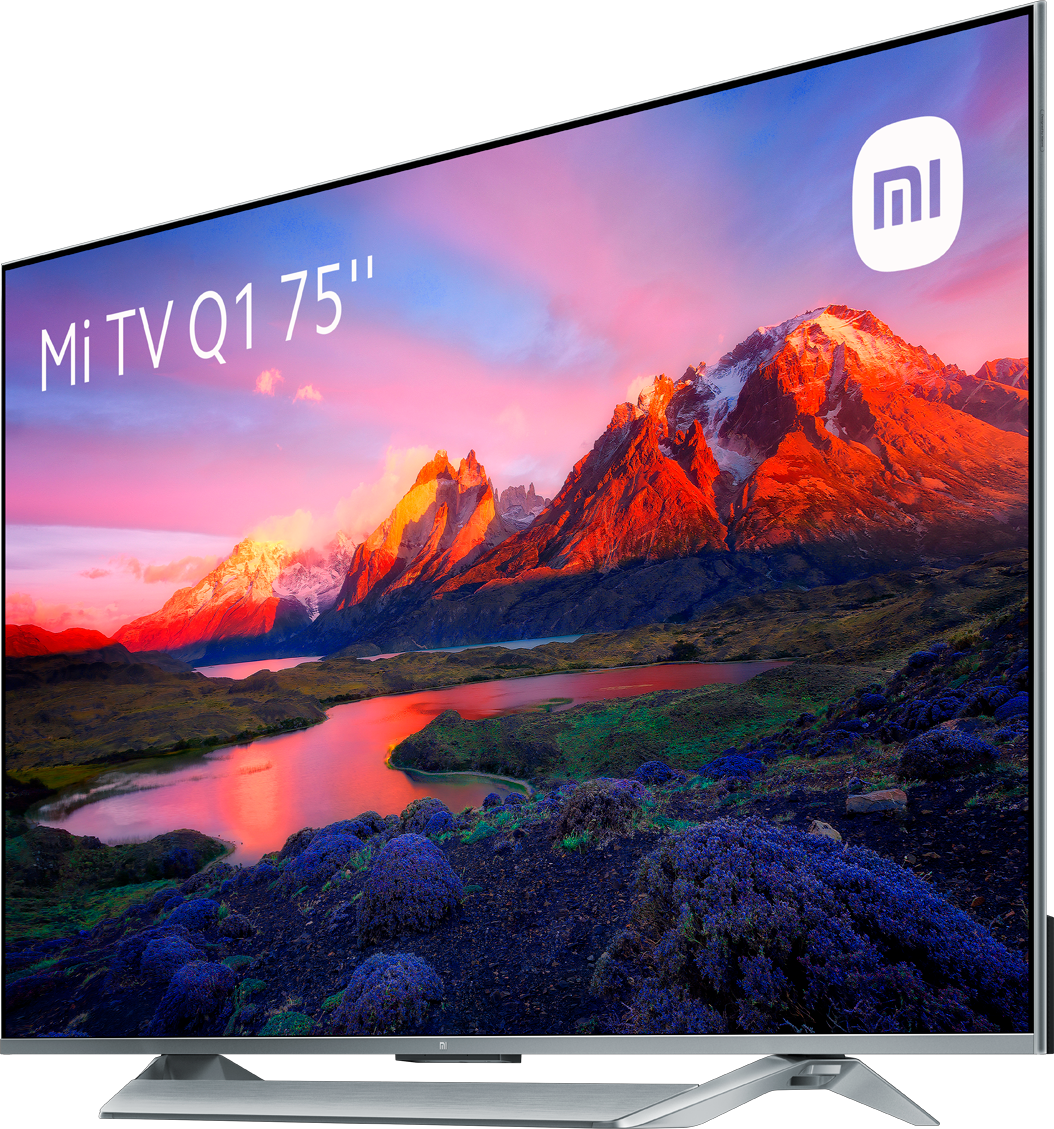TV QLED 75" - Xiaomi Mi TV Q1, UHD 4K, Quantum Dot, Dolby Vision, HDR10+, Smart TV con Android TV, Google Assistant, Pantalla Limitless, Negro