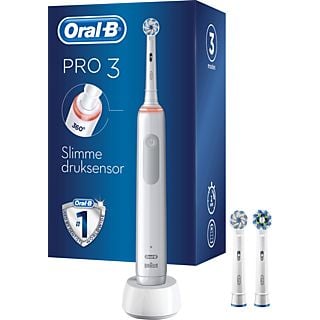 ORAL-B Oral-B Pro 3700 WT Sens Elektrische tandenborstel Wit