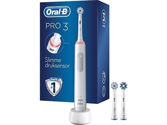 ORAL-B Oral-B Pro 3700 WT Sens Elektrische tandenborstel Wit