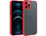 CASE AND PRO iPhone 14 Pro műanyag tok, piros-fekete (MATTIPH1461P-RBK)