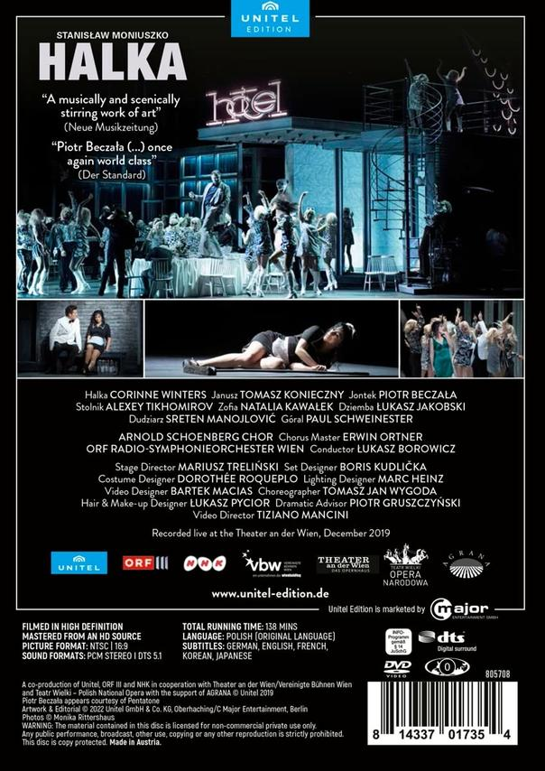 Various Artists, ORF Radio-Symphonieorchester Wien, Arnold Schoenberg Chor - Halka  - (DVD)