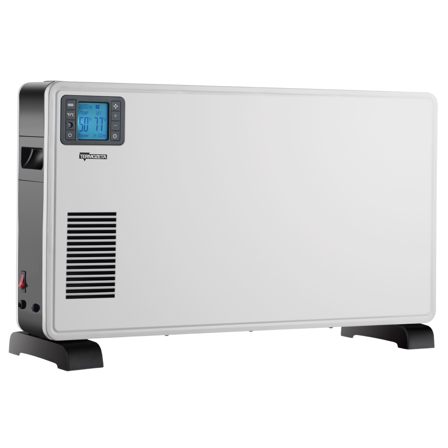 Termozeta - Convectorkachel - 2000 Watt - Met Display - 3 Standen - Warmte - Overhittingsprotectie - Wit