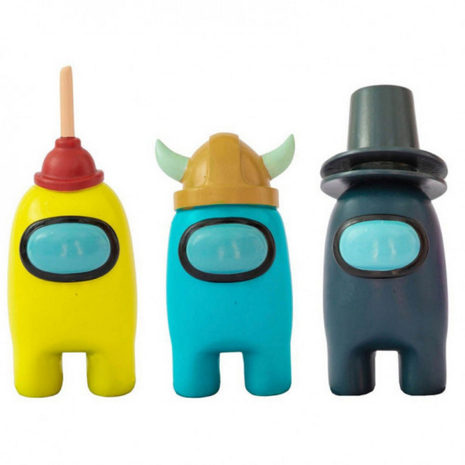 Figura - Sherwood Among Us, 7 cm, Vinilo, Pack 3 Figuras, Multicolor