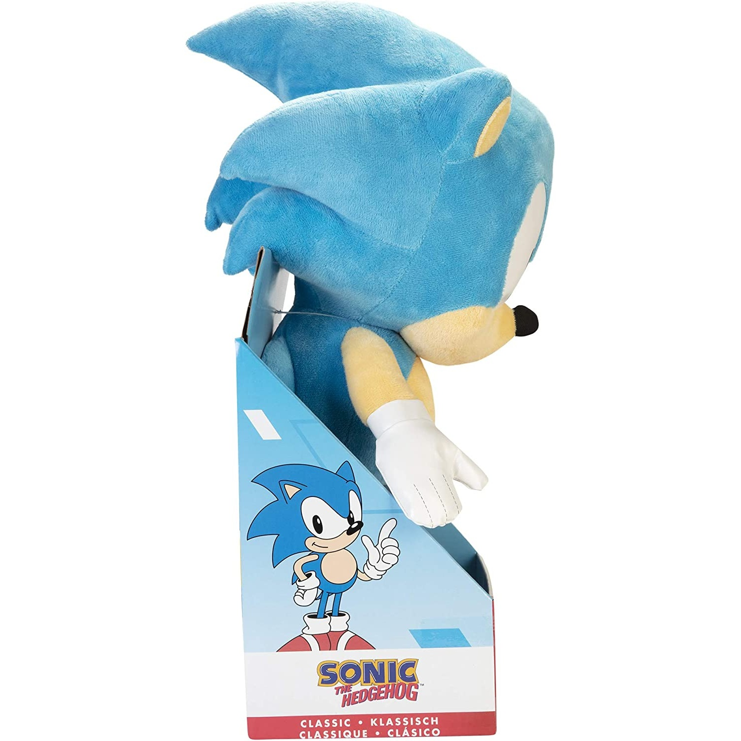 Peluche - Sherwood Sonic, 50 cm, Azul