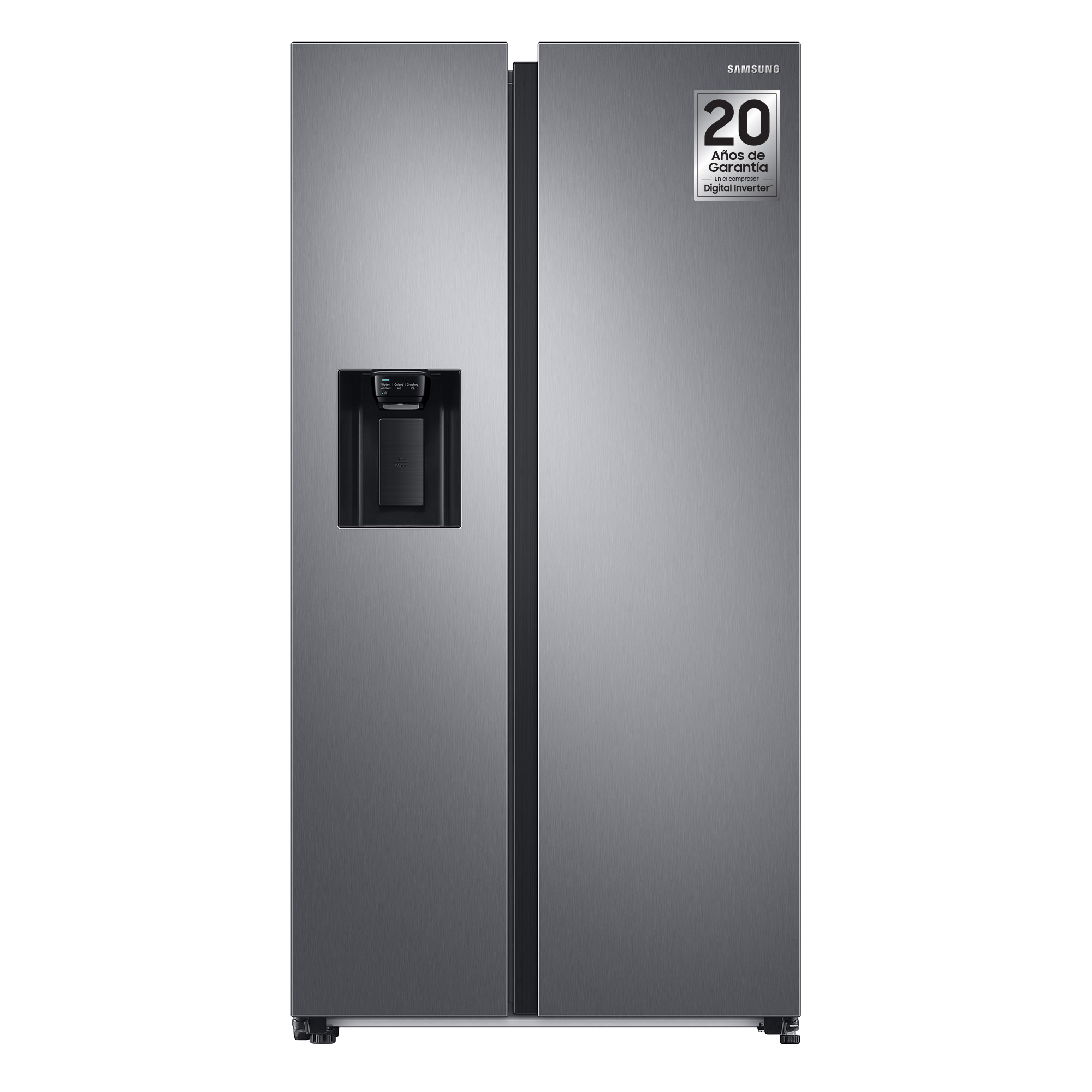 Frigorífico americano - Samsung RS68A8522S9/EF, No Frost, 634 l, Dispensador hielo y agua, 178 cm, Inox