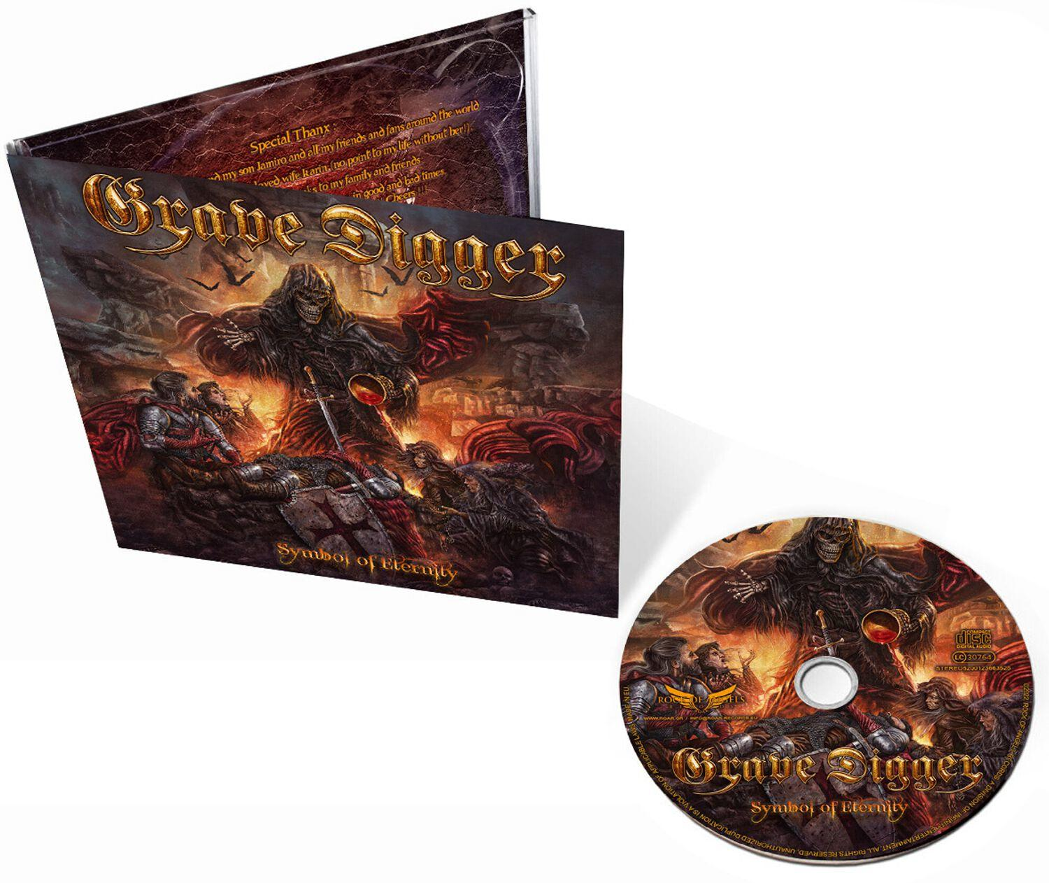 CD-Hülle mit einer CD. Die Hülle hat ein Fantasy-Kunst-Cover.