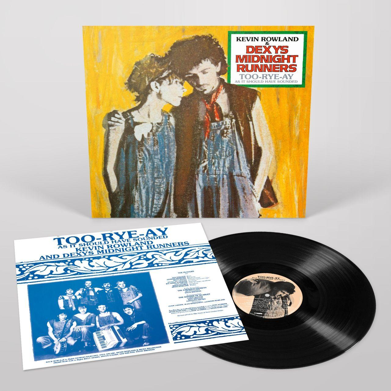 A Dexys Midnight Runners album borítója, egy ölelkező párt ábrázol. Alatta egy bakelit lemez, album infóval.